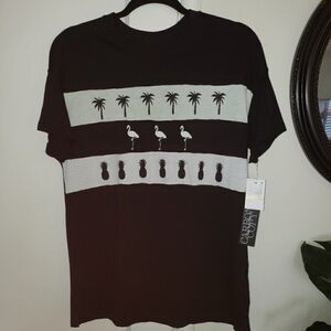 Carbon Copy Graphic Short Sleeve Black Tee